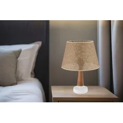 Opviq Stona lampa 302 Hazeran, 60 W, 43 cm, Krem