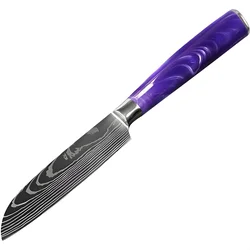 Kuhinjski nož BL - 39292 - Small Santoku / Ljubičasta KP39292