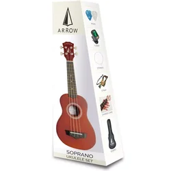 ARROW sopran ukulele PB10 NT SET