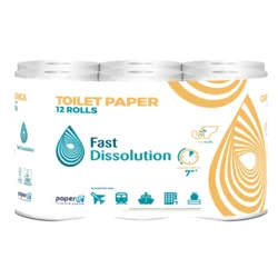 PAPERBLU Toalet papir za domaćinstvo, Dvoslojni, 12 rolni