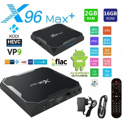 Android box X96 MAX+ z Androidom 9.0 in kodijem 19 predvajalnik 4K 8K UHD X96 S905X3 4 jedra RAM 2GB Pomnilnik 16GB