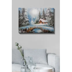 Wallity Slika Kanvas Tablo-162, 70x100 cm