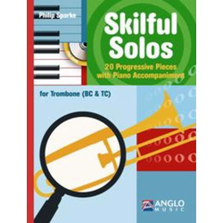 SPARKE:SKILFUL SOLOS,20 PROGRESIVE PIECES TROMBONE (BC & TC)