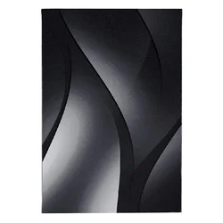Novel Tkana Preproga Plus, Črna, 280x370cm