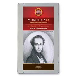 Koh-I-Noor Set drvenih bojica Mondeluz 3722, Gray line, 12 komada