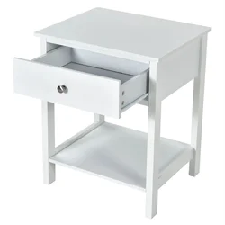 COSTWAY Komplet nočnih omaric Stranska mizica 2pcs, (5000065549)