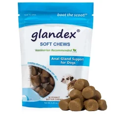 GLANDEX Poslastica za pse za podršku funkcije analne žlezde 120g (30 komada)