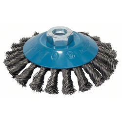 BOSCH Pletena pljosnata četka 115, čelična 2608622058, 115 mm, 0,5 mm, M14