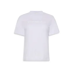 Calvin Klein Jeans Majica CLASSIC pastelno lila/bela