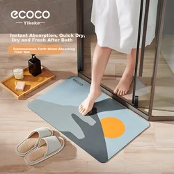 Ecoco Prostirka za kupatilo, 40x60cm, Plava