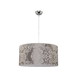 Duolla - Viseći luster na sajli ALTO 1xE27/40W/230V, prečnik 45 cm, srebrna