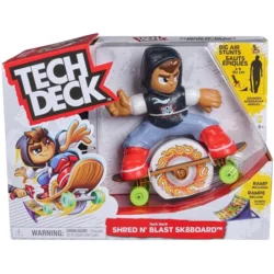 Spin Master Tech Deck Shred N Blast motorizirana rolka za prste z rampo