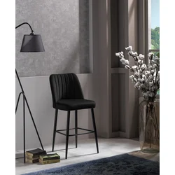 Hanah Home Set 2 barske stolice Crni