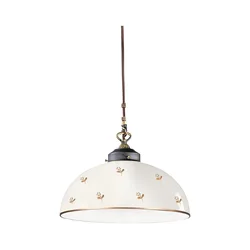 Kolarz 731.32.172 - Luster na sajli NONNA 1xE27/75W/230V, O 36 cm, u obliku cveta, ružičasto zlato
