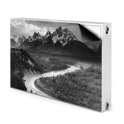tulup.si Pokrov radiatorja Temne gore 90x60 cm