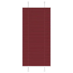 Plisirana zavjesa Bordo crvena 65x150 cm Širina tkanine 64,4 cm Poliester