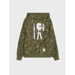 Sinsay - Hoodie sa pamukom Minecraft - šareno