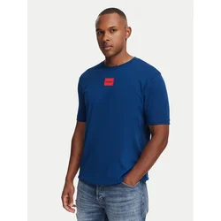 HUGO Majica Diragolino212 50447978 Modra Regular Fit