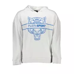 PLEIN SPORT Muški Duks FIPS218_BIANCO_01-WHITE, Beli