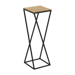 Stalak za cveće 70x24 cm crne boje