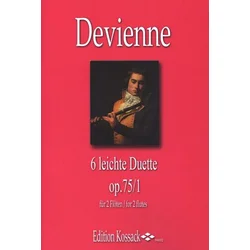 DEVIENNE:6 LEICHTE DUETTE OP.75/1 FOR 2 FLUTES