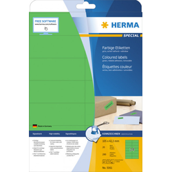 Herma etikete 105X42,3 A4/14 1/20 zelena ( 02H5061 )