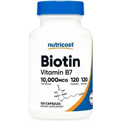 Nutricost - Biotin, 120 kapsul