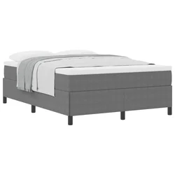 Krevet s opruga kutije Svjetlosiva 140 x 190 cm Kordura tekstil
