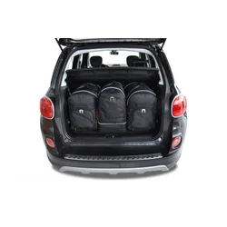 KJUST Komplet 3 kosov potovalnih torb SPORT za FIAT 500L 2012+