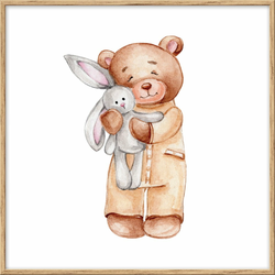 Otroška slika 20x20 cm Teddy Bear