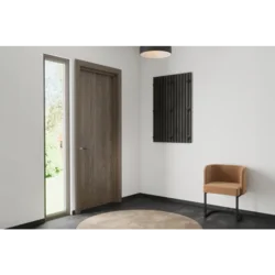 Venture Design Stenska plošča 73x3x114 cm črna