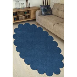 Conceptum Hypnose Tepih Ellipse Daisy, 80x120 cm, Teget