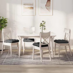 Jastučići za sjedenje 4 pcs Tamno siva 45 x 45 cm