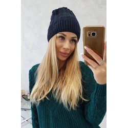 Kesi Cap with fleece Anna K238 navy blue