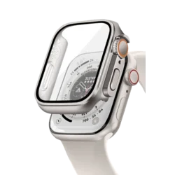 BHO Zaštita stakla za pametni sat + Zaštitna maska za pametni sat za Apple Watch SE3, Tamnosiva