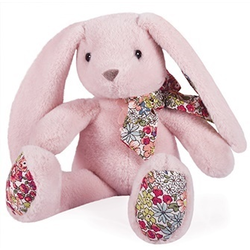 Doudou Histoire dOurs Plišasti prijatelj roza zajček 25 cm