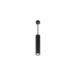 Luster na sajli KARADON 1xGU10/30W/230V 40 cm, crne boje