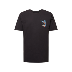 Hurley Tehnička sportska majica TRIPPY FISH, crna / miks boja