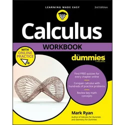 Calculus Workbook For Dummies with Online Practice , Third Edition