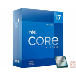 Intel Core i7-12700KF, 2.70GHz/5.00GHz turbo, 25MB Smart cache, 12MB L2 cache, 12 cores (20 Threads), NO Graphics