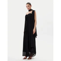 Eleh Večerna obleka ESS250187 Črna Regular Fit