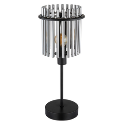 Globo 15698T - Stona lampa GORLEY 1xE14/40W/230V prečnik 15 cm crna