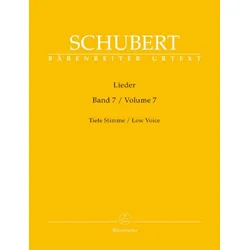 SCHUBERT:LIEDER LOW VOICE AND PIANO VOL.7