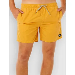 RIP CURL Kratke kopalne hlače  žafran