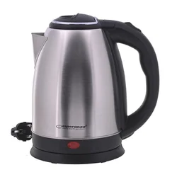 Esperanza Električni kotliček Esperanza EKK104X, 1.8 L, 2200 W, Inox, brez žice, zaščita pred prevretjem, avto izklop