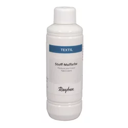 Rayher. Barva za tekstil, bela, 250ml