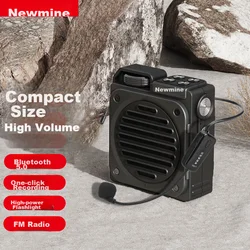 Newmine Bežični zvučnik sa mikrofonom MS13, Bluetooth, Crni