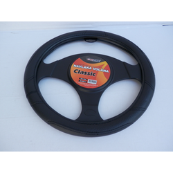 CAR LINE Navlaka volana eko koža S (36cm) crna CLASSIC