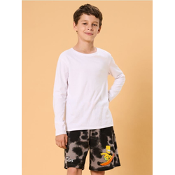 Sinsay - Tie-dye šortse The Simpsons - srednjesivo