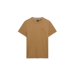 Superdry & Co Majica Essential Serif svetlo rjava